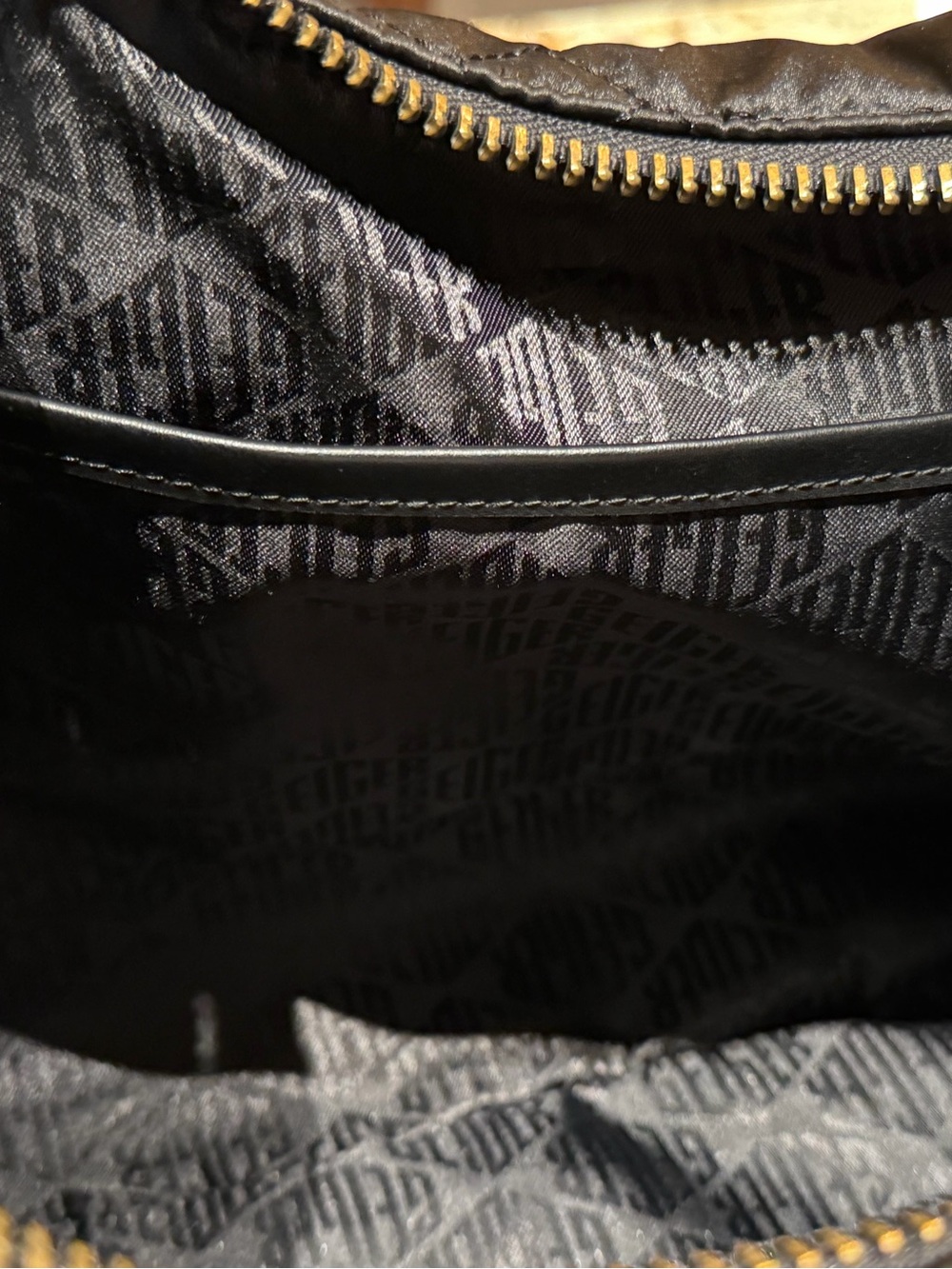 Kurt Geiger London Recycled Large Hobo Black Quilted Eagle Chain Shoulder Bag - Picture 13 of 16